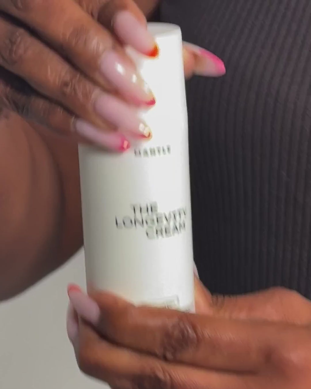 The Longevity Cream application video by MANTLE